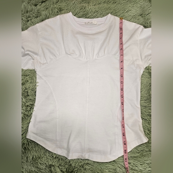 Oak + Fort White Fitted Short Sleeve Top - Picture 7 of 9